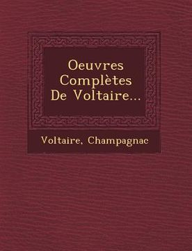 portada Oeuvres Completes de Voltaire... (en Francés)