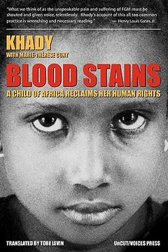 portada blood stains - a child of africa reclaims her human rights (en Inglés)