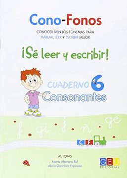 portada Cono-fonos 3. iSé Leer Y Escribir! - Cuaderno 6