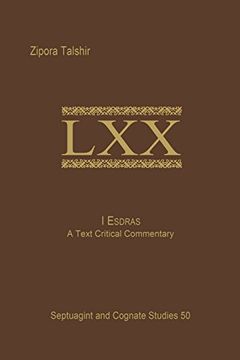portada 1 Esdras: A Text Critical Commentary