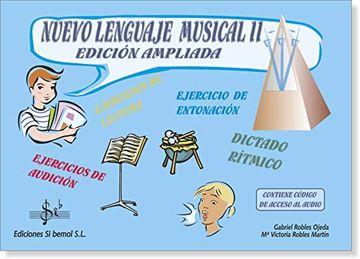 portada Nuevo Lenguaje Musical 2 sin cd. Contiene Código de Acceso a los Audios en app