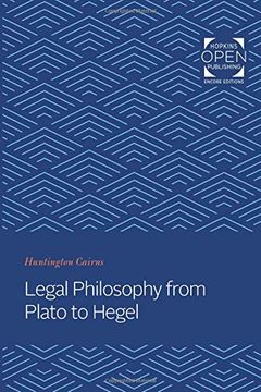 portada Legal Philosophy From Plato to Hegel (en Inglés)