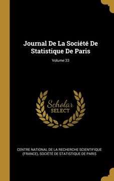 portada Journal de la Société de Statistique de Paris; Volume 33