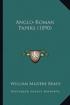 portada anglo-roman papers (1890) (en Inglés)