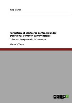 portada formation of electronic contracts under traditional common law principles (in English)
