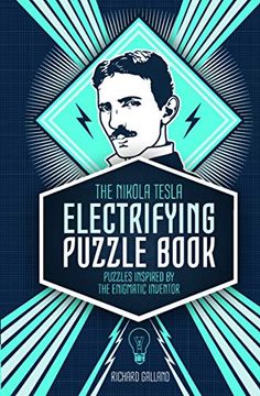portada Nikola Tesla's Electrifying Puzzle Book (en Inglés)