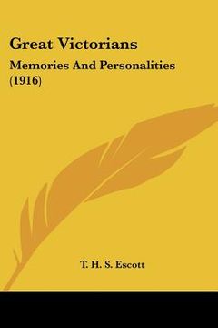 portada great victorians: memories and personalities (1916) (in English)