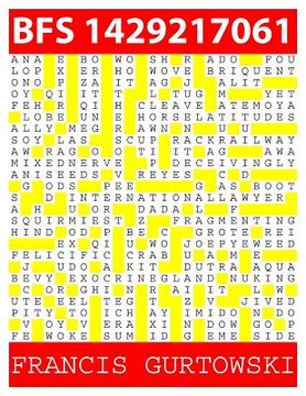 portada Bfs 1429217061: A BFS Puzzle (en Inglés)