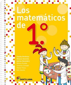 portada Matematicos de 1 Santillana (Novedad 2017)