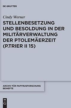 portada Stellenbesetzung und Besoldung in der Militärverwaltung der Ptolemäerzeit (en Alemán)