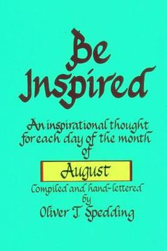 portada Be Inspired - August (en Inglés)