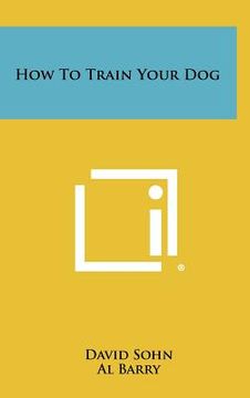 portada how to train your dog