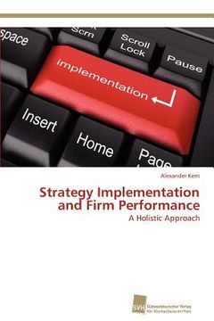 portada strategy implementation and firm performance (en Inglés)