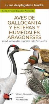 portada Aves de Gallocanta y Estepas y Humedales Aragoneses - Guias Desplegables Tundra