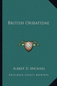 portada british oribatidae (en Inglés)