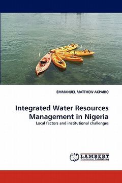 portada integrated water resources management in nigeria (en Inglés)