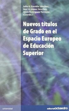 portada Nuevos Títulos de Grado en el Espacio Europeo de Educación Superior (Universidad)