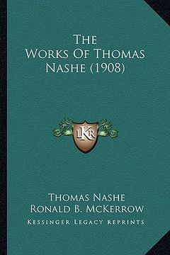 portada the works of thomas nashe (1908) (en Inglés)