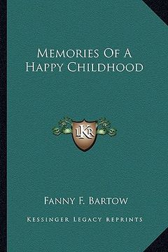 portada memories of a happy childhood (en Inglés)