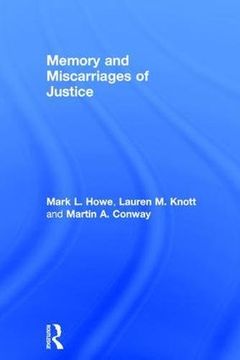 portada Memory and Miscarriages of Justice (en Inglés)