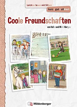 portada Kurz/Gut/Silbiert - Band 2: Coole Freundschaften: Leichter Lesen mit Silben - Lesetexte ab Klasse 5 (en Alemán)