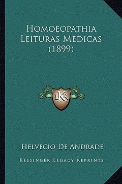 portada homoeopathia leituras medicas (1899)