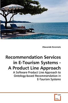 portada recommendation services in e-tourism systems - a product line approach (en Inglés)