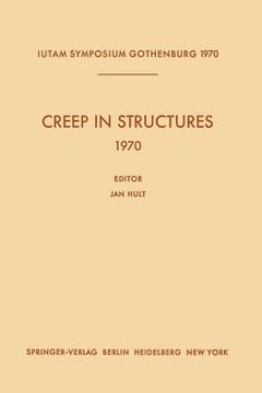 portada creep in structures 1970: symposium gothenburg (sweden) august 17 21, 1970