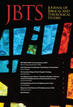 portada Journal of Biblical and Theological Studies