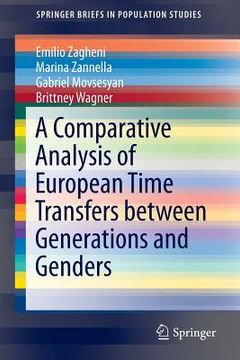 portada A Comparative Analysis of European Time Transfers Between Generations and Genders (in English)
