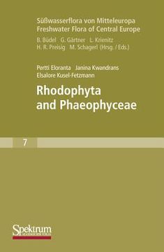 portada rhodophyta and phaeophyceae (en Alemán)