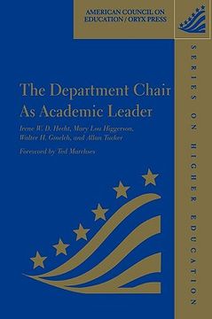 portada the department chair as academic leader