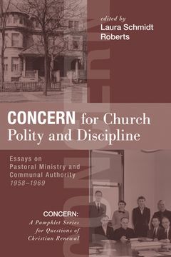 portada Concern for Church Polity and Discipline (in English)
