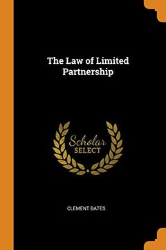 portada The law of Limited Partnership 