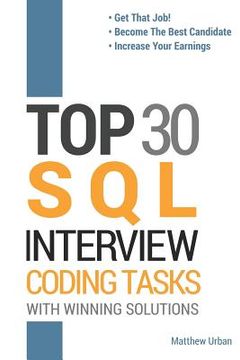 portada Top 30 SQL Interview Coding Tasks (en Inglés)