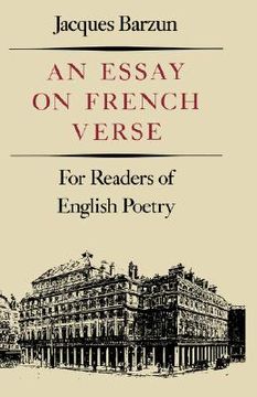 portada essay on french verse: for readers of english poetry (en Inglés)