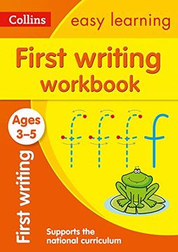 portada First Writing Workbook Ages 3-5: Ideal for Home Learning (Collins Easy Learning Preschool) (in English)