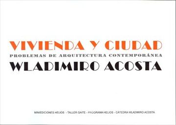portada Vivienda y Ciudad (in Spanish)