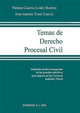 portada Temas de Derecho Procesal Civil.