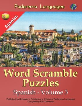 portada Parleremo Languages Word Scramble Puzzles Spanish - Volume 3
