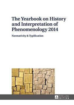portada The Yearbook on History and Interpretation of Phenomenology 2014: Normativity & Typification