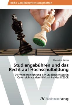 portada Studiengebuhren Und Das Recht Auf Hochschulbildung