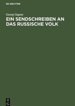 portada Ein Sendschreiben an das Russische Volk (in German)