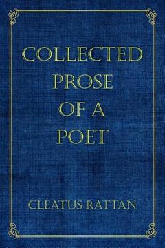 portada collected prose of a poet (en Inglés)