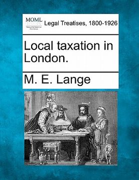 portada local taxation in london. (en Inglés)