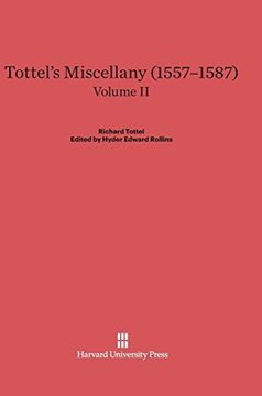 portada Tottel's Miscellany (1557-1587), Volume ii, Tottel's Miscellany (1557-1587) Volume ii 