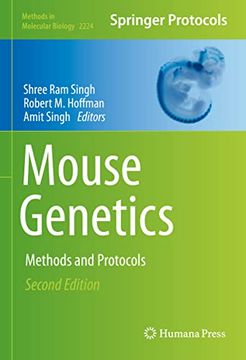 portada Mouse Genetics: Methods and Protocols (Methods in Molecular Biology, 2224) (en Inglés)