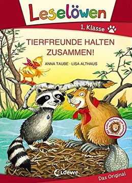 portada Leselöwen 1. Klasse - Tierfreunde Halten Zusammen! Großbuchstabenausgabe (in German)