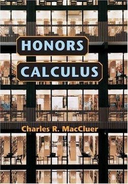 portada Honors Calculus (in English)