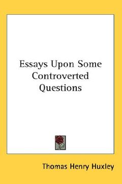 portada essays upon some controverted questions (en Inglés)